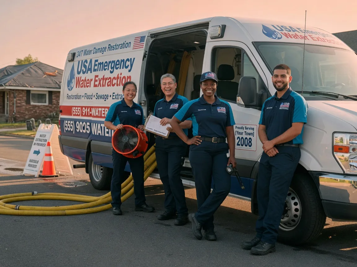 Emergency Water Removal company in Many, LA